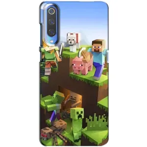Чехлы для Xiaomi Mi 9 (Персонажи Майн Крафт) (Майн-крафт)