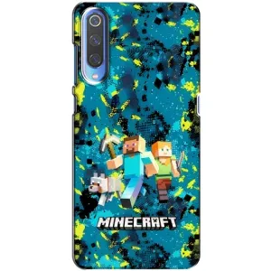 Чехлы для Xiaomi Mi 9 (Персонажи Майн Крафт) (Майнкрафт)