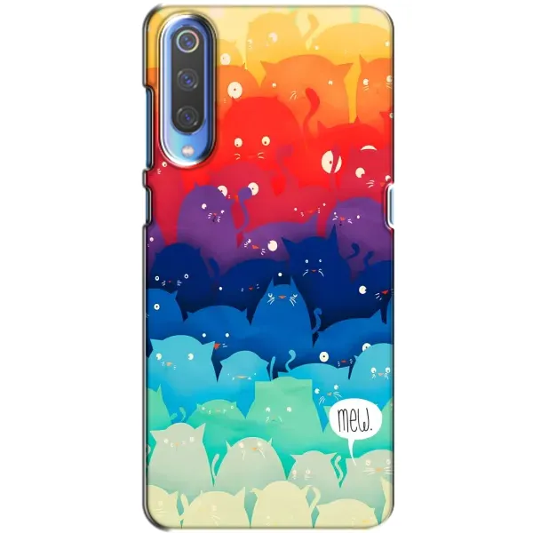 Чехол с рисунком «Mew» для Xiaomi Mi 9