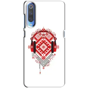 Силиконовый Чехол на Xiaomi Mi 9 с картинкой Вышиванки (Модная вышиванка)