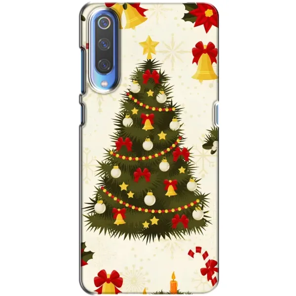 Чехол с рисунком «Новогодний принт» для Xiaomi Mi 9