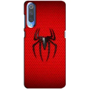 Чехол Супергерой Человека Паука на Xiaomi Mi 9 (Паук марвел)