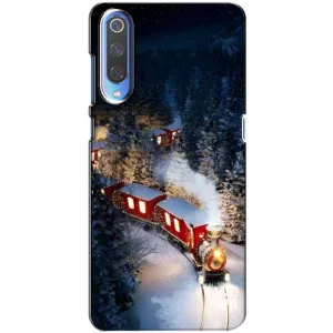 Силіконовий бампер на різдво для Xiaomi Mi 9 (Потяг)
