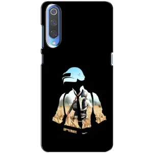 Силиконовый чехол с картинкой "Герой Pubg" на Xiaomi Mi 9 (Пубг мен)