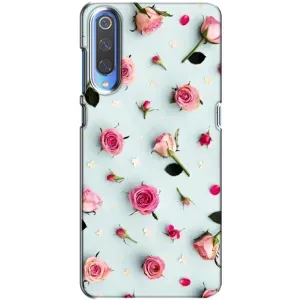 Чехлы с принтом Розочки для Xiaomi Mi 9 (Разные цветы)