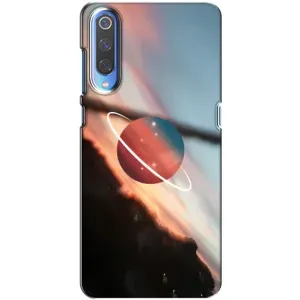 Чехол (ТПУ) с планетами на Xiaomi Mi 9 (Сатурн)