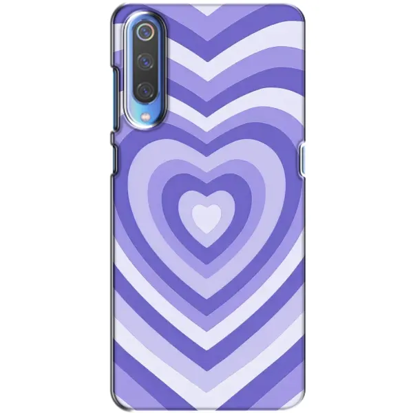 Чехол с рисунком «Сердце фиолет» для Xiaomi Mi 9 Чехол с рисунком «Сердце фиолет» для Xiaomi Mi 9