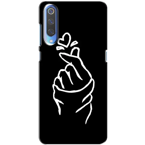 Чехол с рисунком «Сердце на черном» для Xiaomi Mi 9 Чехол с рисунком «Сердце на черном» для Xiaomi Mi 9