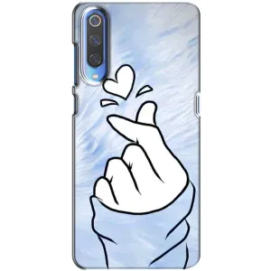 Чехлы (Знак сердечка) на Xiaomi Mi 9 (Сердечка знак)