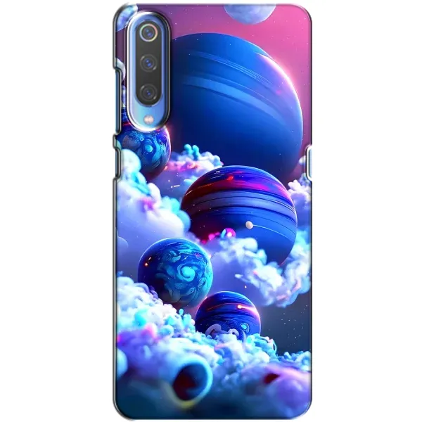 Чехол с рисунком «Синие планеты» для Xiaomi Mi 9 Чехол с рисунком «Синие планеты» для Xiaomi Mi 9