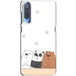 Чехлы с изображением разных животных для Xiaomi Mi 9 (Удивленные медвеженки)
