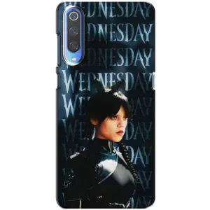 Чехлы с принтом Уэнсдей на Xiaomi Mi 9 (Уэнздей с ушками)