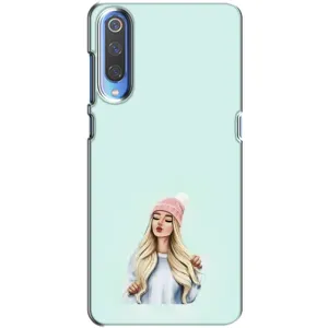 Силіконовый Чохол на Xiaomi Mi 9 з картинкой Модных девушек (В шапці)