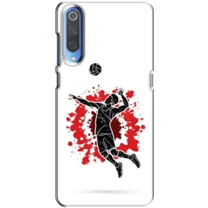 Чохли з прінтом Спортивна тематика для Xiaomi Mi 9 (Волейболіст)