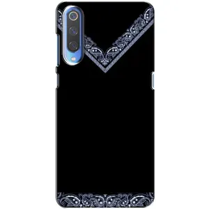 Силиконовый Чехол на Xiaomi Mi 9 (Воротник вышиванки)