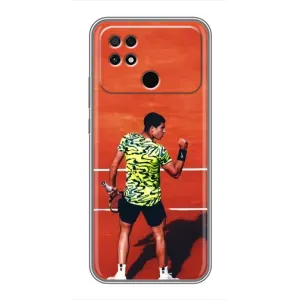 Чохли з прінтом Спортивна тематика для Xiaomi POCO C40 (Алькарас Тенісист)