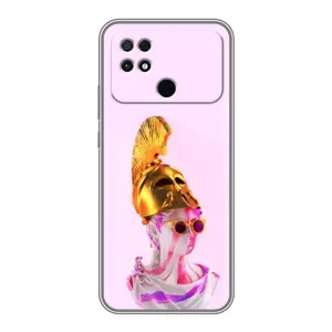 Чохол з Прикольним Принтом на Xiaomi POCO C40 (АРТ Статуя)