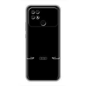 Силіконовий бампер з картинкою машини на Xiaomi POCO C40 (Сілует Audi)