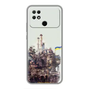 Чехлы на военную тематику для Xiaomi POCO C40 (Азовсталь)