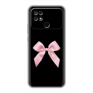 Чохол банти для Xiaomi POCO C40 (Бант на чорному)