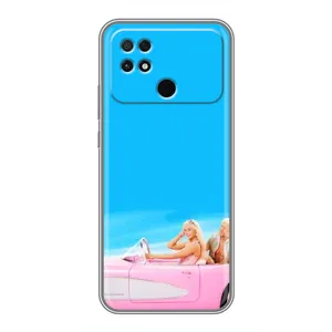Силіконовый Чохол Барбі фільм на Xiaomi POCO C40 (Барбі і Кен)
