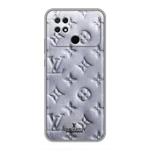 Текстурний Чохол Louis Vuitton для Поко с40 (Білий ЛВ)