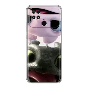 Чохол дракон Беззубик для Xiaomi POCO C40 (Беззубик і Денна Лють)