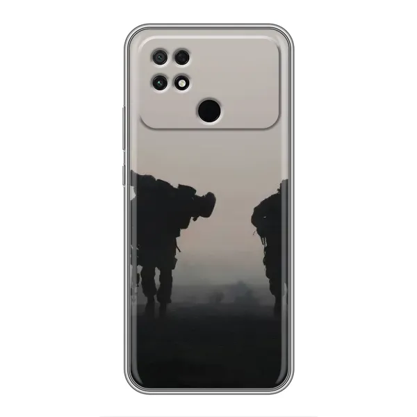 Чехол с рисунком «Бой солдат» для Xiaomi POCO C40 Чехол с рисунком «Бой солдат» для Xiaomi POCO C40