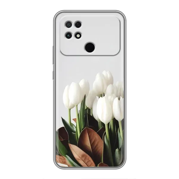 Чехол с рисунком «Букет тюльпанов» для Xiaomi POCO C40 Чехол с рисунком «Букет тюльпанов» для Xiaomi POCO C40