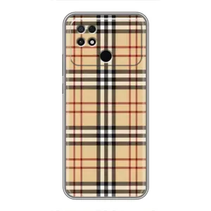 Чехол с Брендами одежды на Поко с40 (Burberry стиль)