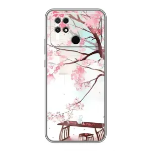 Чехол с принтом САКУРЫ на Xiaomi POCO C40 (Чайная церемония)