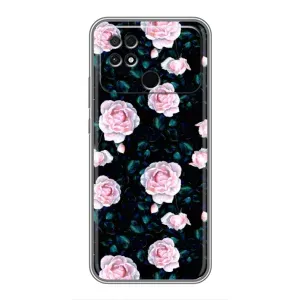 Чехлы с принтом Розочки для Xiaomi POCO C40 (Чайные розы)