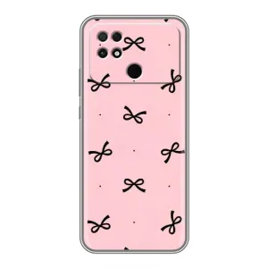 Чохол банти для Xiaomi POCO C40 (Чорні бантики)