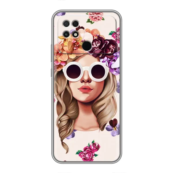 Чехол с рисунком «Девушка в очках» для Xiaomi POCO C40 Чехол с рисунком «Девушка в очках» для Xiaomi POCO C40