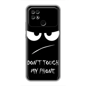 Чехол с прикольным текстом на Xiaomi POCO C40 (Dont)