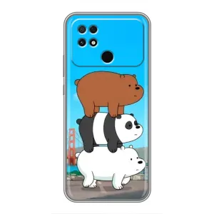Чехлы с Пандами на Xiaomi POCO C40 (Друзья)