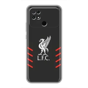 Силіконові Чохли з принтом Футбол на Xiaomi POCO C40 (Емблема Liverpool)