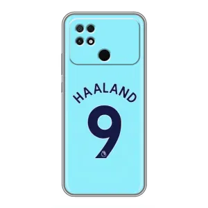 Чохли з принтом на Xiaomi POCO C40 Футболіст (Ерлінг Холанд 9)
