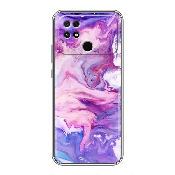 Чехол с рисунком «Фиолетовый мрамор» для Xiaomi POCO C40 Чехол с рисунком «Фиолетовый мрамор» для Xiaomi POCO C40