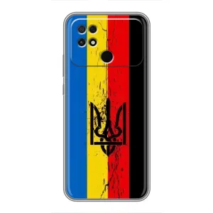 Чехлы УПА (Красно-Чёрный) на Xiaomi POCO C40 (Флаг УПА)