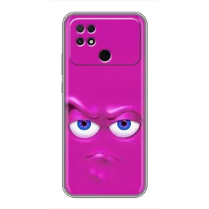 Силиконовые Чехлы (смешные стикеры) для Xiaomi POCO C40 (Хитрая мордочка)