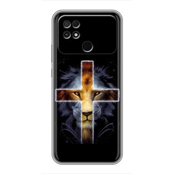 Чехол с рисунком «Иисус Лев» для Xiaomi POCO C40 Чехол с рисунком «Иисус Лев» для Xiaomi POCO C40