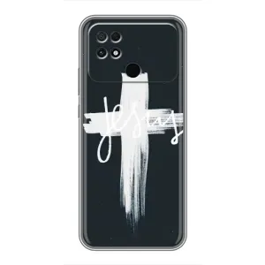 Чехлы для Поко с40 (Крест Иисуса) (Jesus)