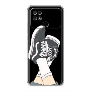 Чохол з Прикольним Принтом на Xiaomi POCO C40 (Кеди)