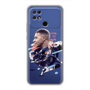 Чехол (TPU) с Футболистом на Xiaomi POCO C40 (Килиан)