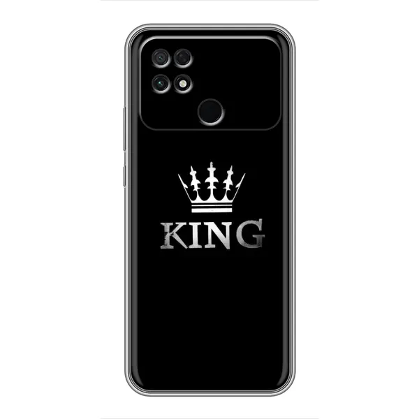 Чехол с рисунком «KING» для Xiaomi POCO C40 Чехол с рисунком «KING» для Xiaomi POCO C40