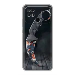 Чехол КИБЕРСПОРТ для Xiaomi POCO C40 (Кинжал КС ГО)