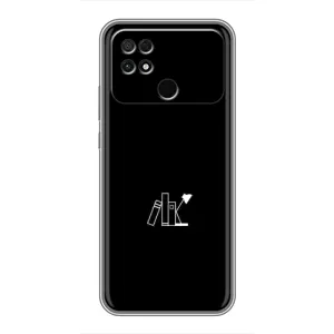 Чехол с картинками на черном фоне для Xiaomi POCO C40 (Книжки)