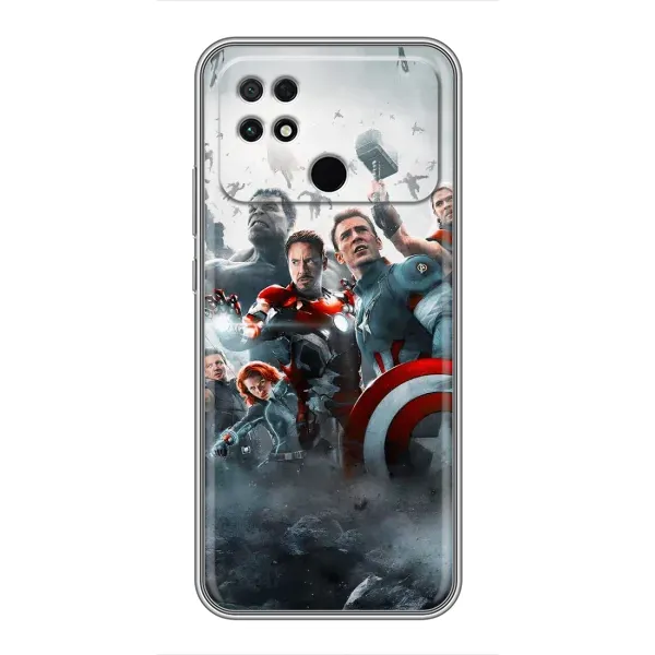 Чехол с рисунком «Команда марвел» для Xiaomi POCO C40