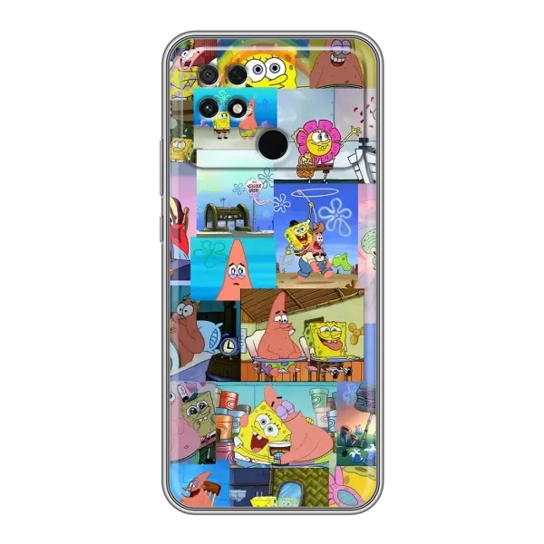 Чехол с рисунком «Комиксы Спанч Боб» для Xiaomi POCO C40 Чехол с рисунком «Комиксы Спанч Боб» для Xiaomi POCO C40